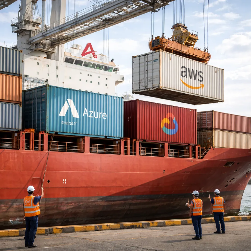 Lift and shift migrations of virtual machine